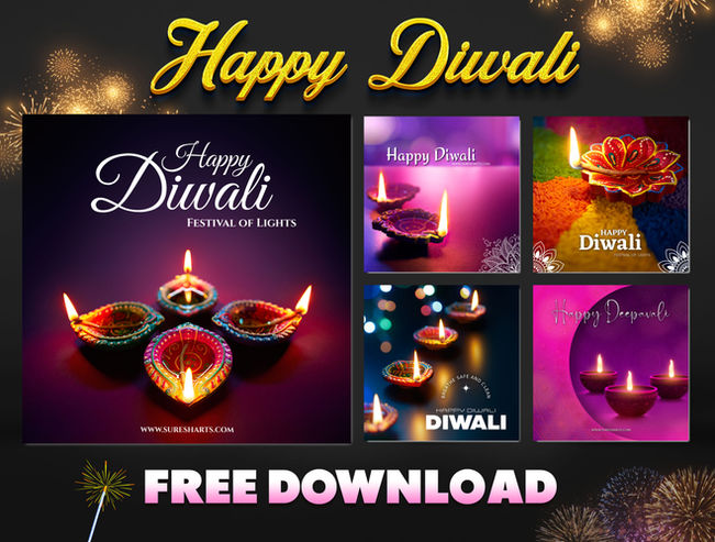 Happy Diwali Premium PSD Templates || Free Download