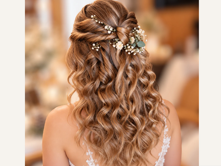 Mariage en hiver : une saison magique pour une coiffure de mariée bohème chic