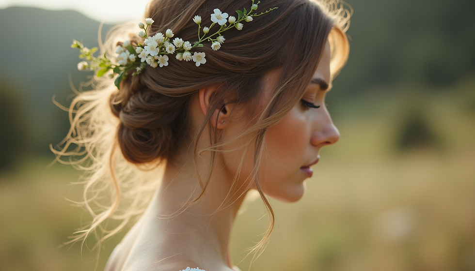 Coiffure bohème chic