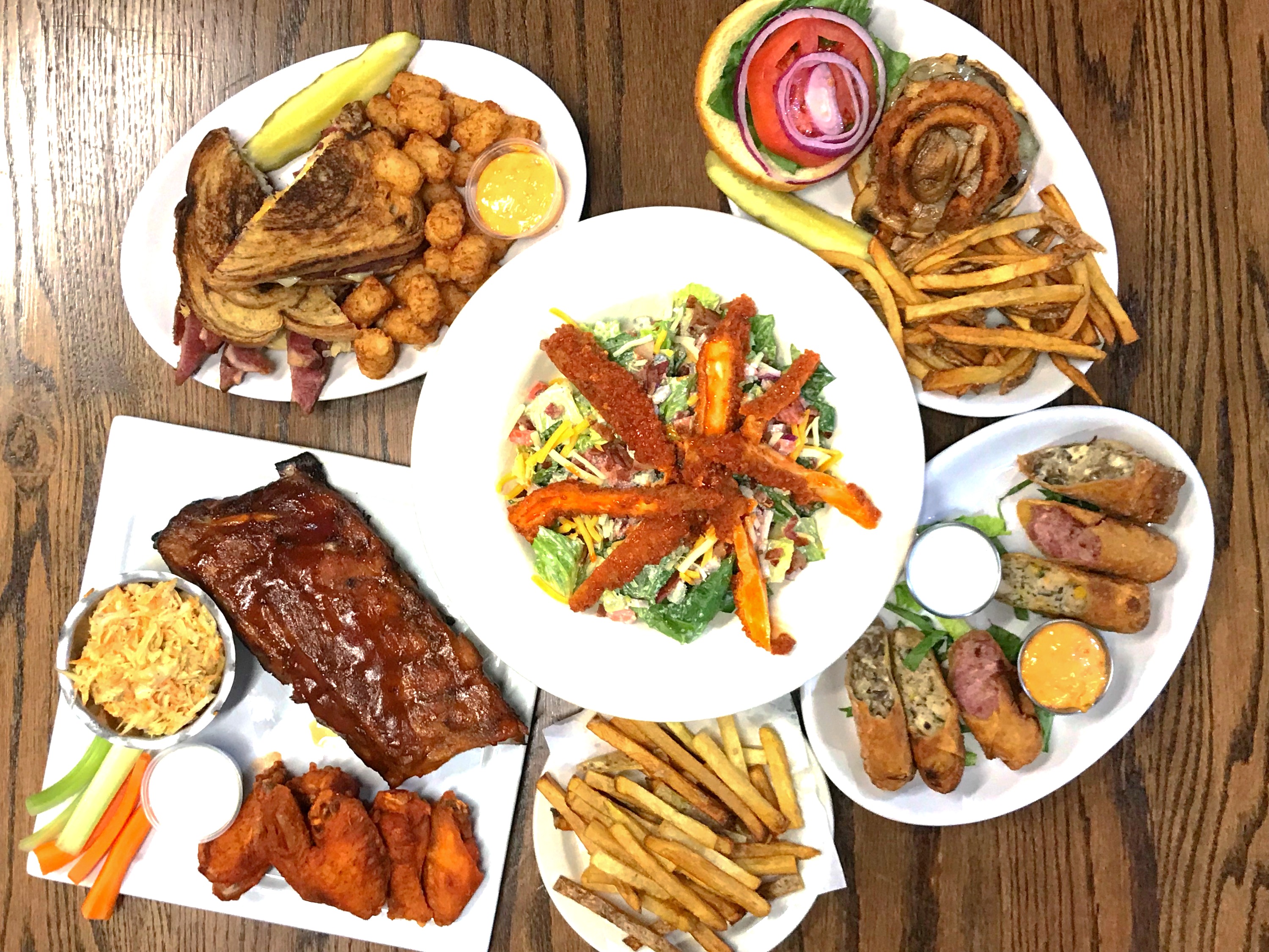 Arranged Food and Objects