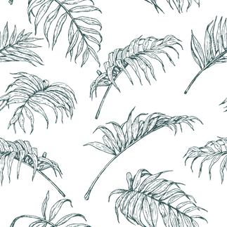 Hojas tropicales
