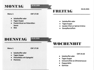 Wochenmenü KW6