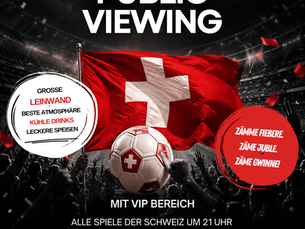 Public Viewing im NewYorkCafe! ⚽🇨🇭