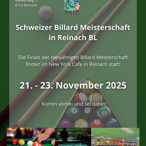 Billard Meisterschaft 2025