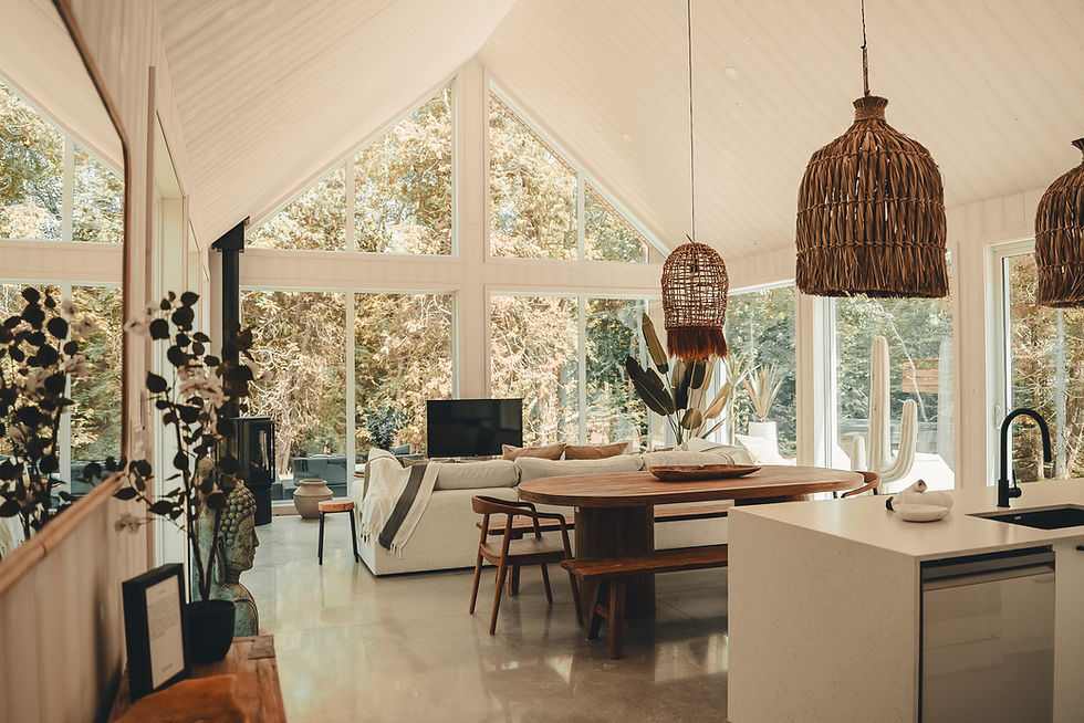 Interior of a chalet or house designed by Habitat NÖR