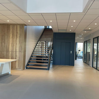 Hall d'accueil du bâtiment PAIA