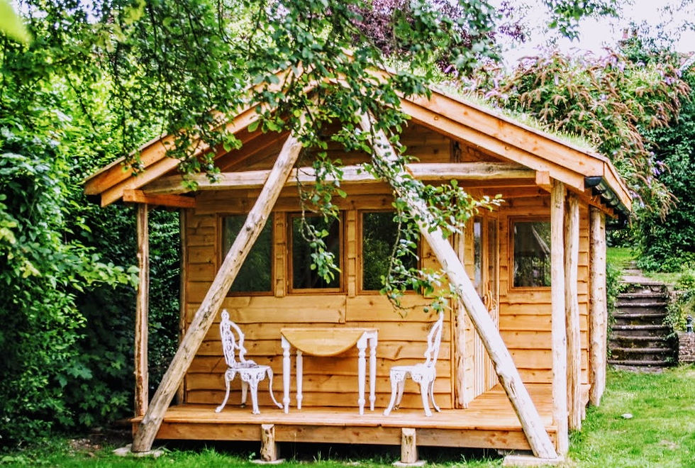 Sweet chestnut cruck frame