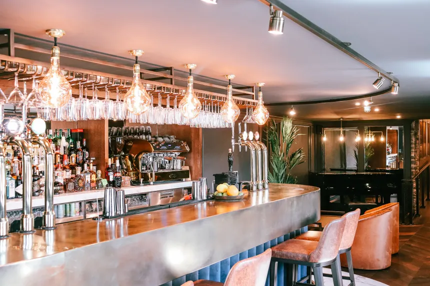 Inside The T Seler a very elegant bar