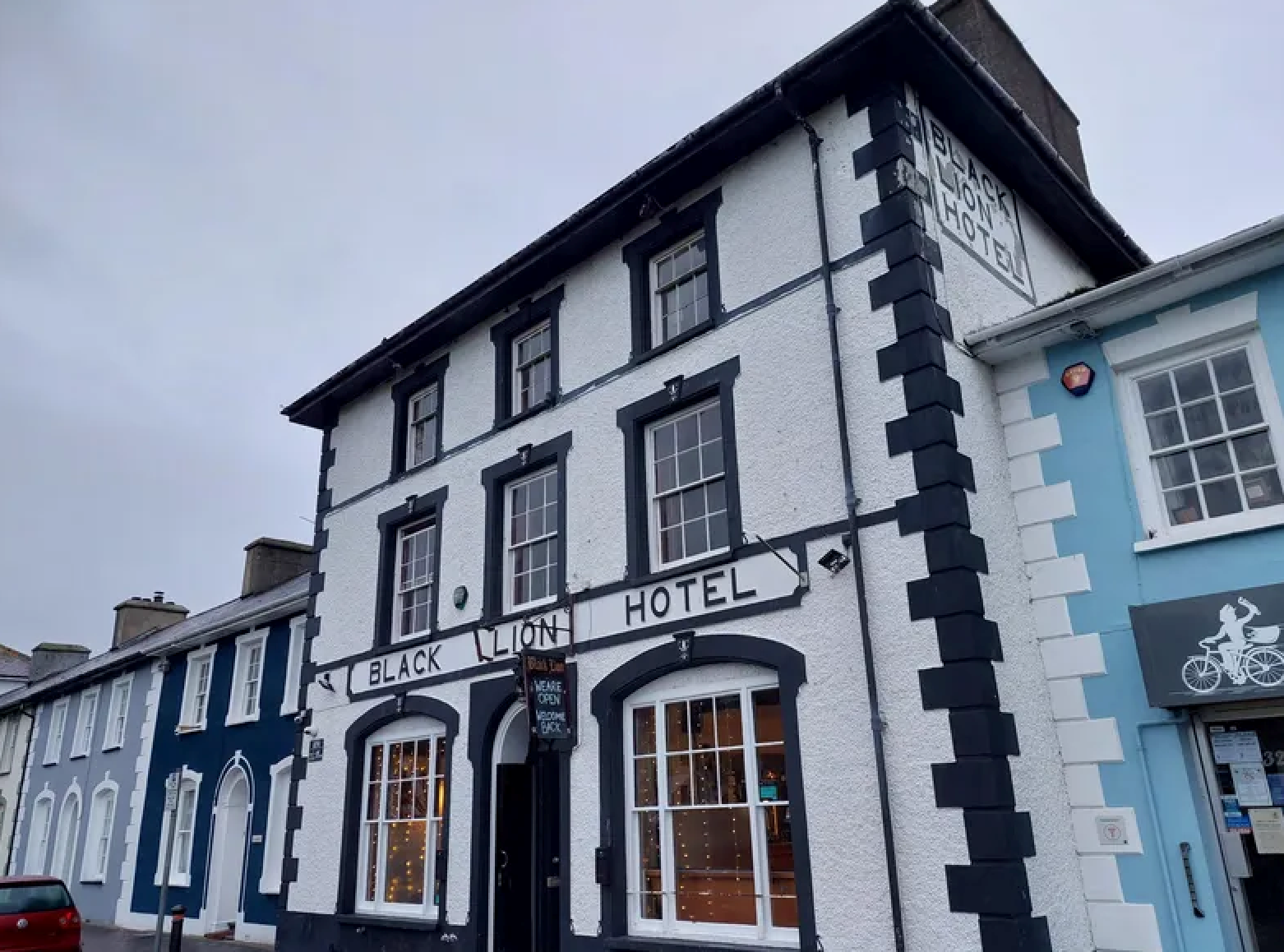 Front of The Black Lion Pub and Restaurant