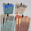 Thumbnail: 8 Pc  Blue Brushes Travel size 