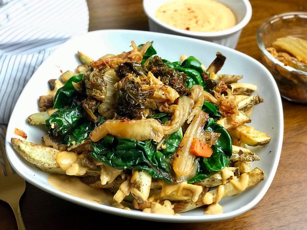 Air Fryer Kimchi Fries