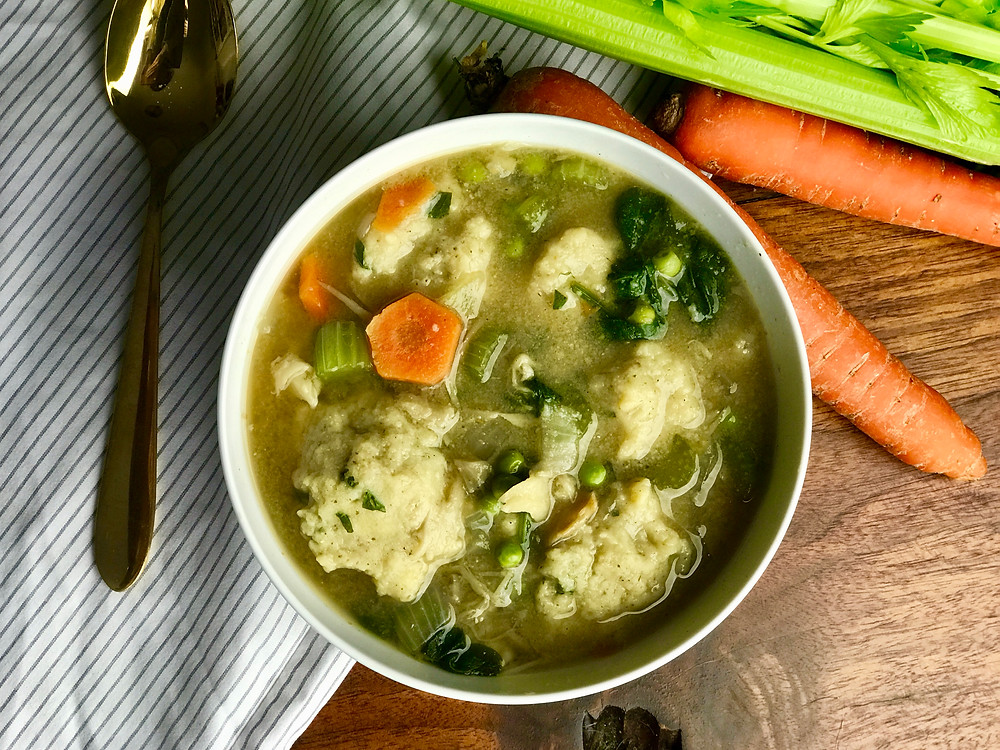 Vegan Chicken and Dumplings