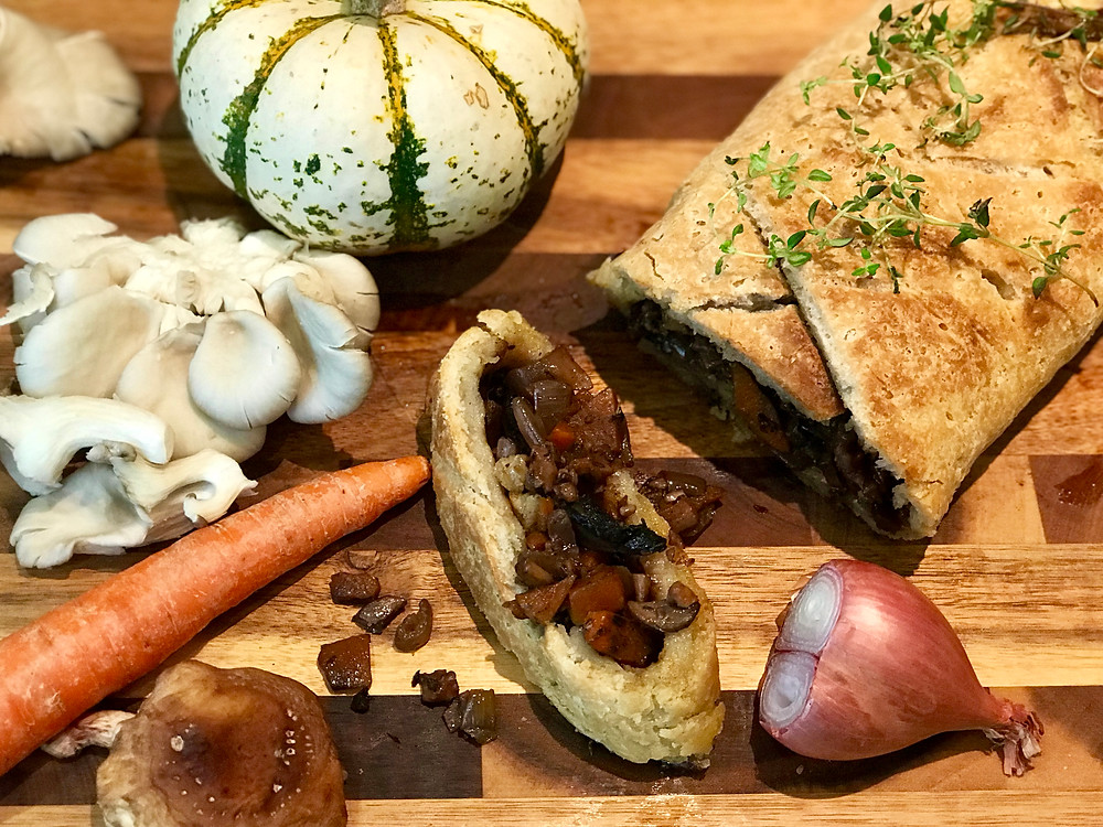 Vegan Gluten Free Mushroom Wellington
