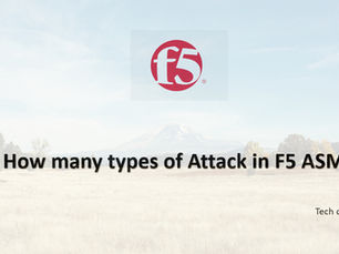 How many types of Attack in F5 ASM