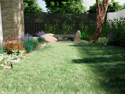 low maintenance garden design