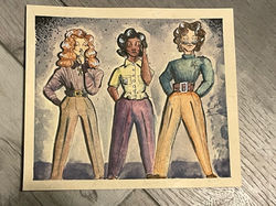 the fates watercolor
