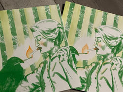 The Birds Riso Print