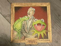 Kermit x Vincent Price Watercolor