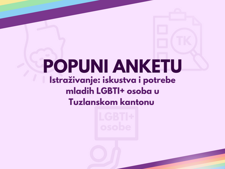 Istraživanje: Iskustva i potrebe mladih LGBTI+ osoba u TK