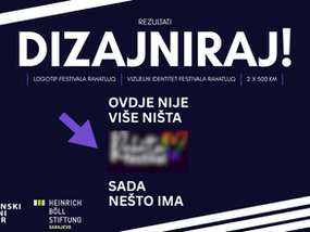 Rezultati javnog poziva za izradu logotipa i vizualnog identiteta festivala RahatluQ