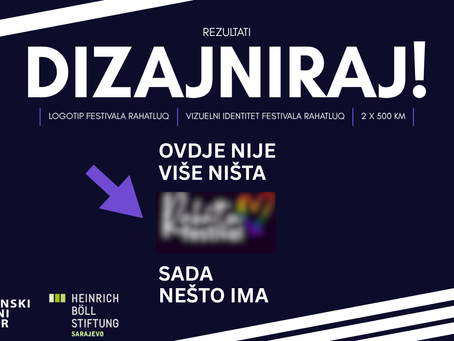 Rezultati javnog poziva za izradu logotipa i vizualnog identiteta festivala RahatluQ