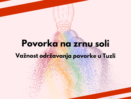 Povorka na zrnu soli - Važnost održavanja povorke ponosa u Tuzli