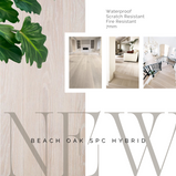 Beach Oak Stylish and low-maintenance hybrid flooring for modern homes