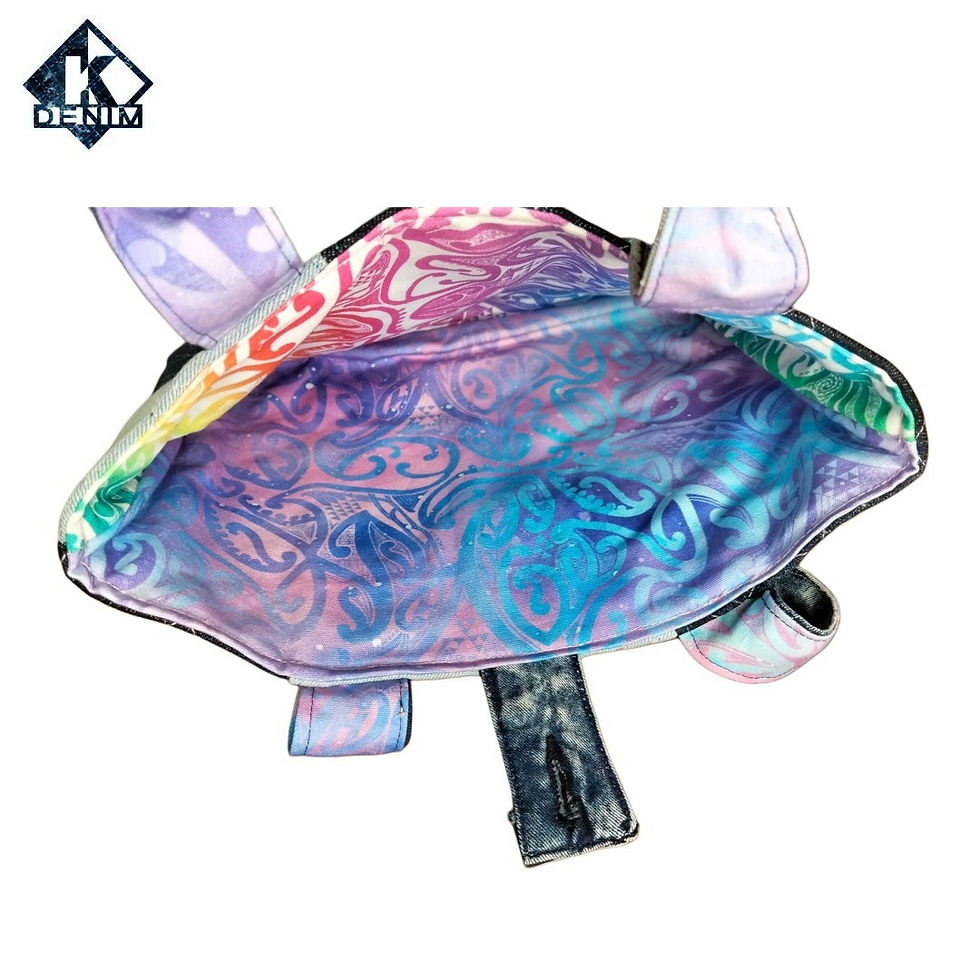 Thumbnail: Pastel Galaxy Book Pouch & Book Mark