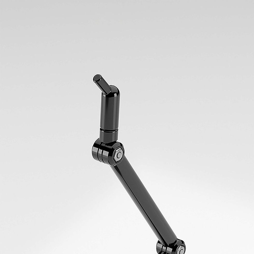 Thumbnail: The Simple Stand x3 Black (for Figures & Models) Hex Type