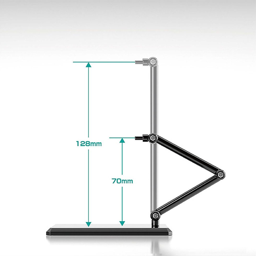 Thumbnail: The Simple Stand x3 Black (for Figures & Models)