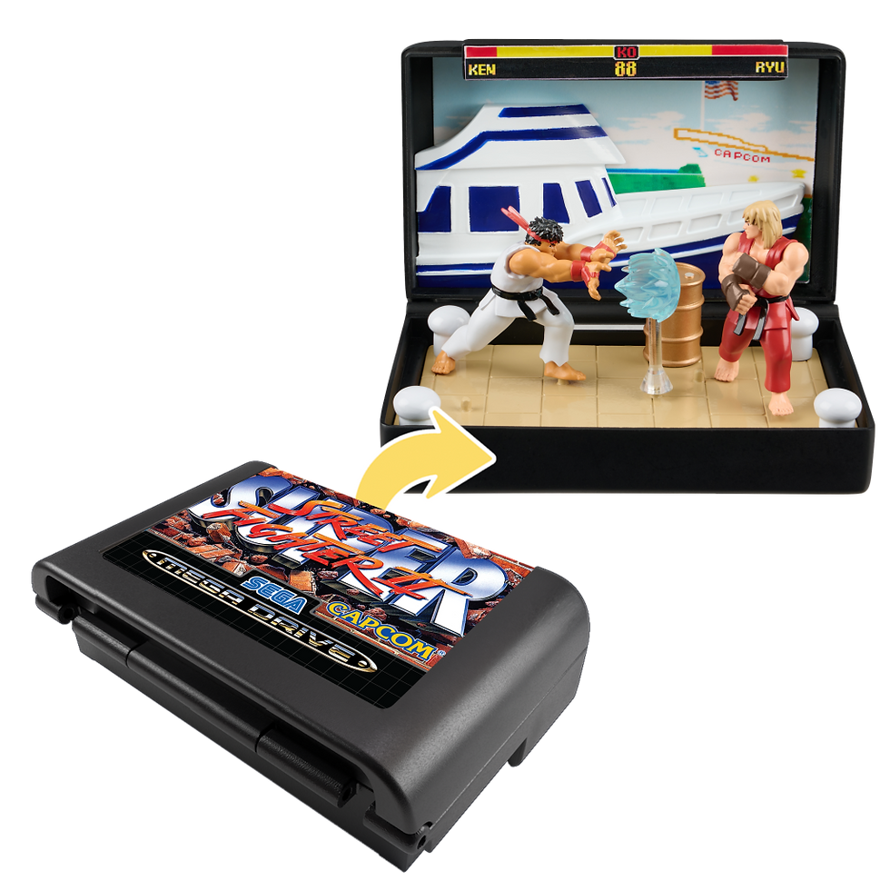 Thumbnail: Console Heroes: Street Fighter II Collectible Diorama