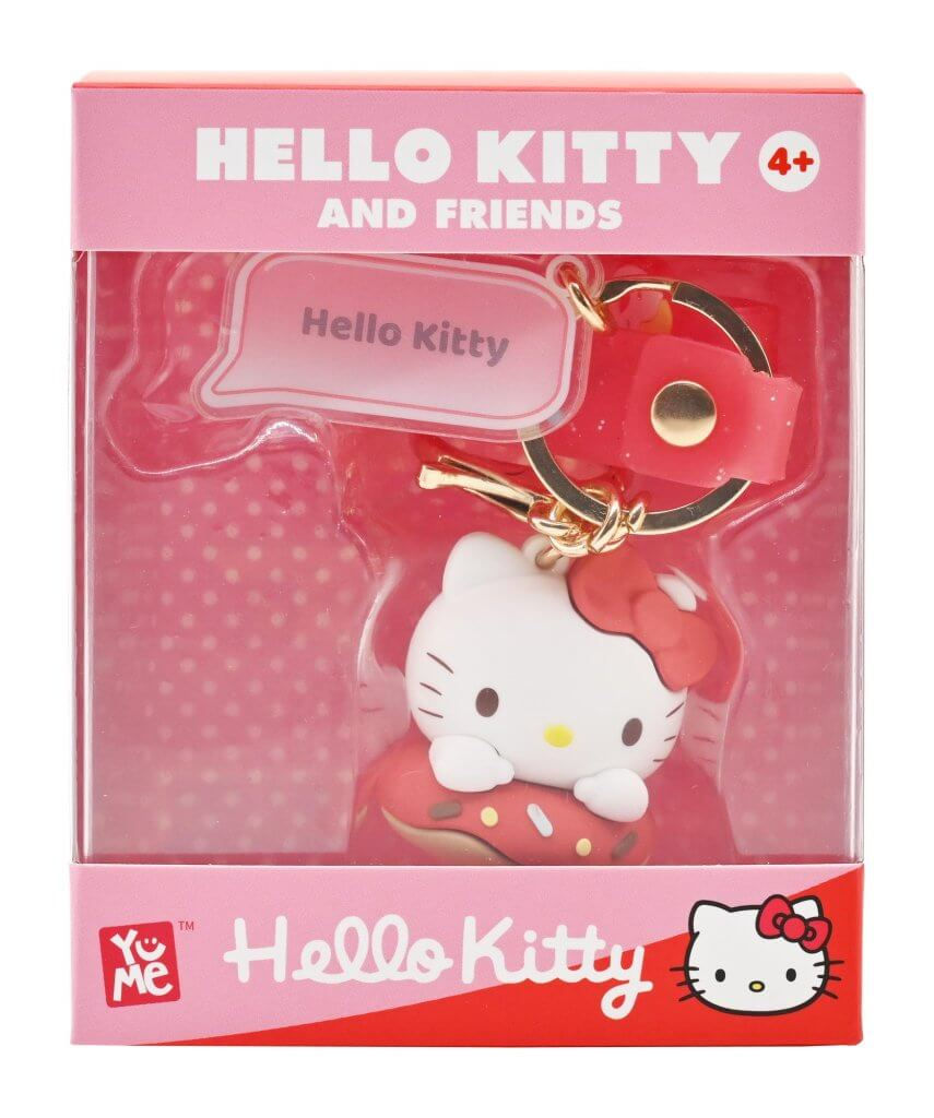 HELLO KITTY - Keychain w/hand strap - Donut (Hello Kitty)