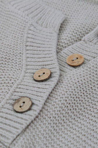 Thumbnail: Gray Knitted Sweater