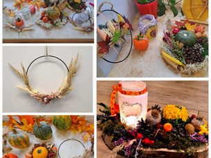 Basteln mit Naturmaterialien im Herbst