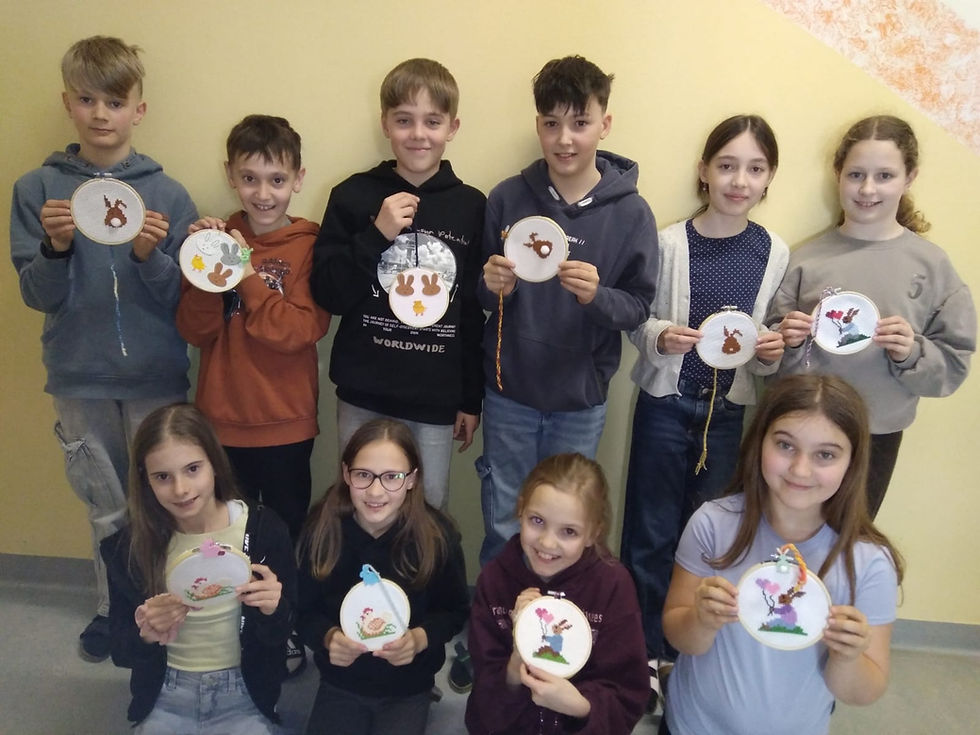 Osterstickbilder in Technik & Design