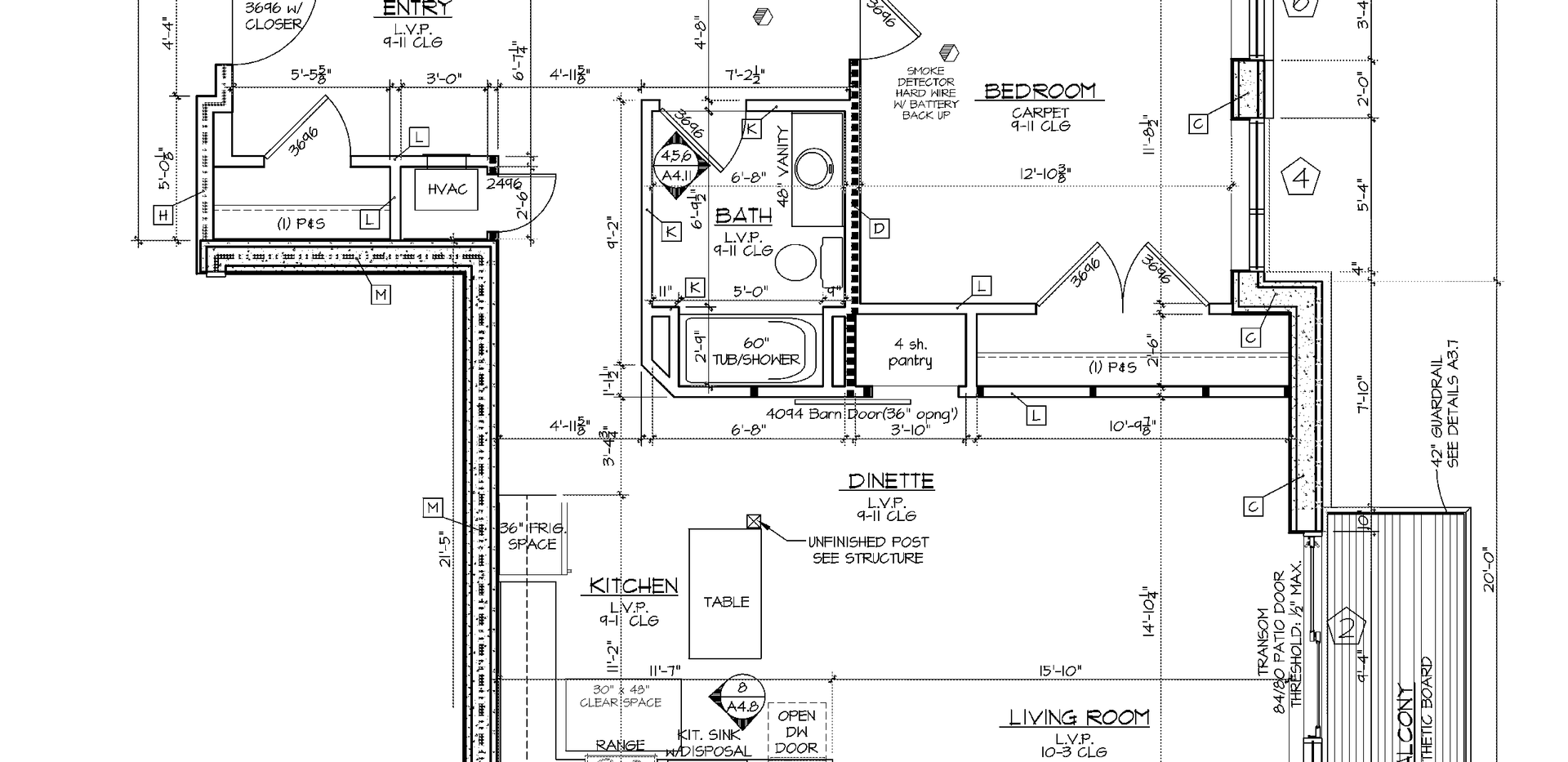 Two Bedrooms Manseau Flats