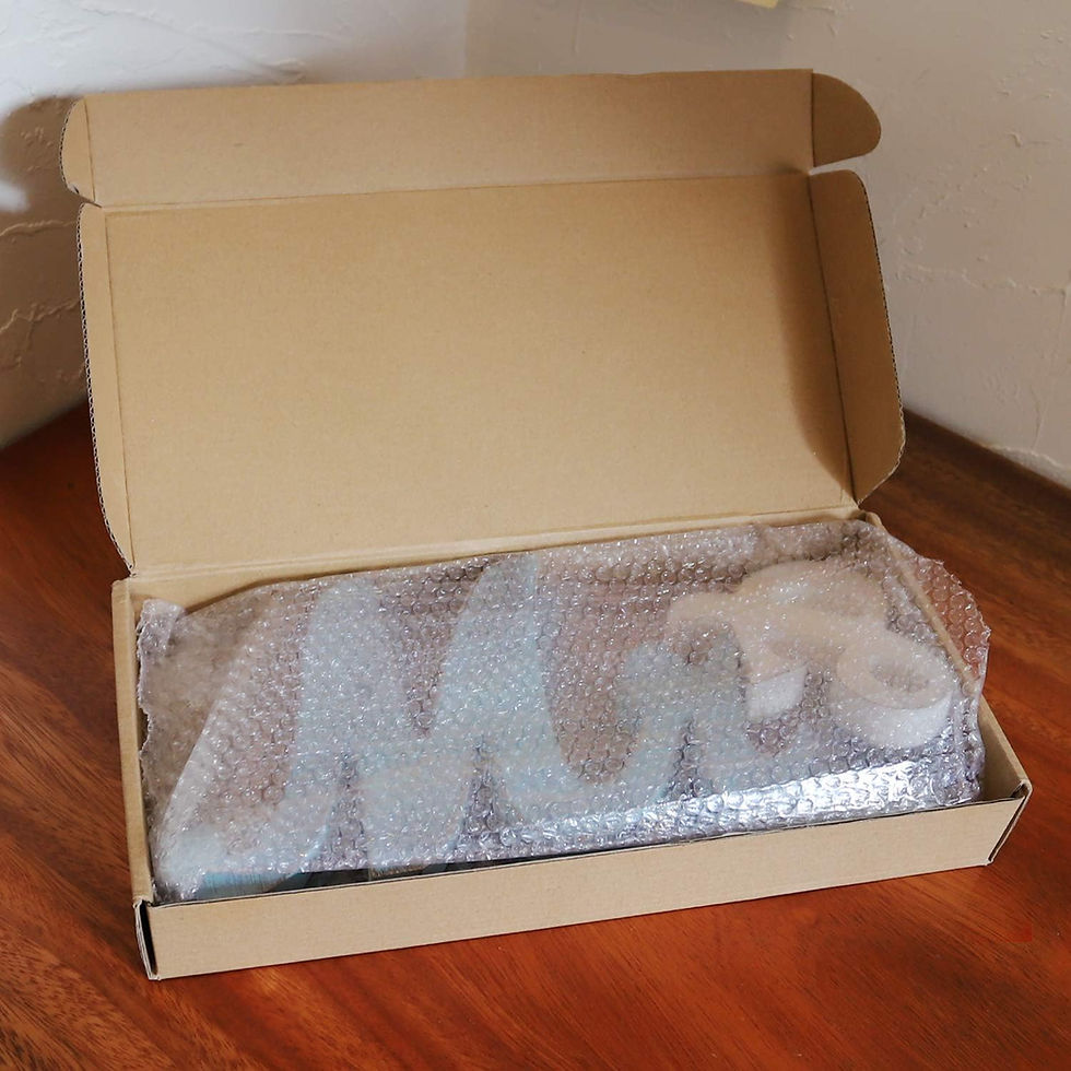Thumbnail: Mr & Mrs Sign for Wedding Table, Large Mr and Miss Wooden Letters, Party Decora