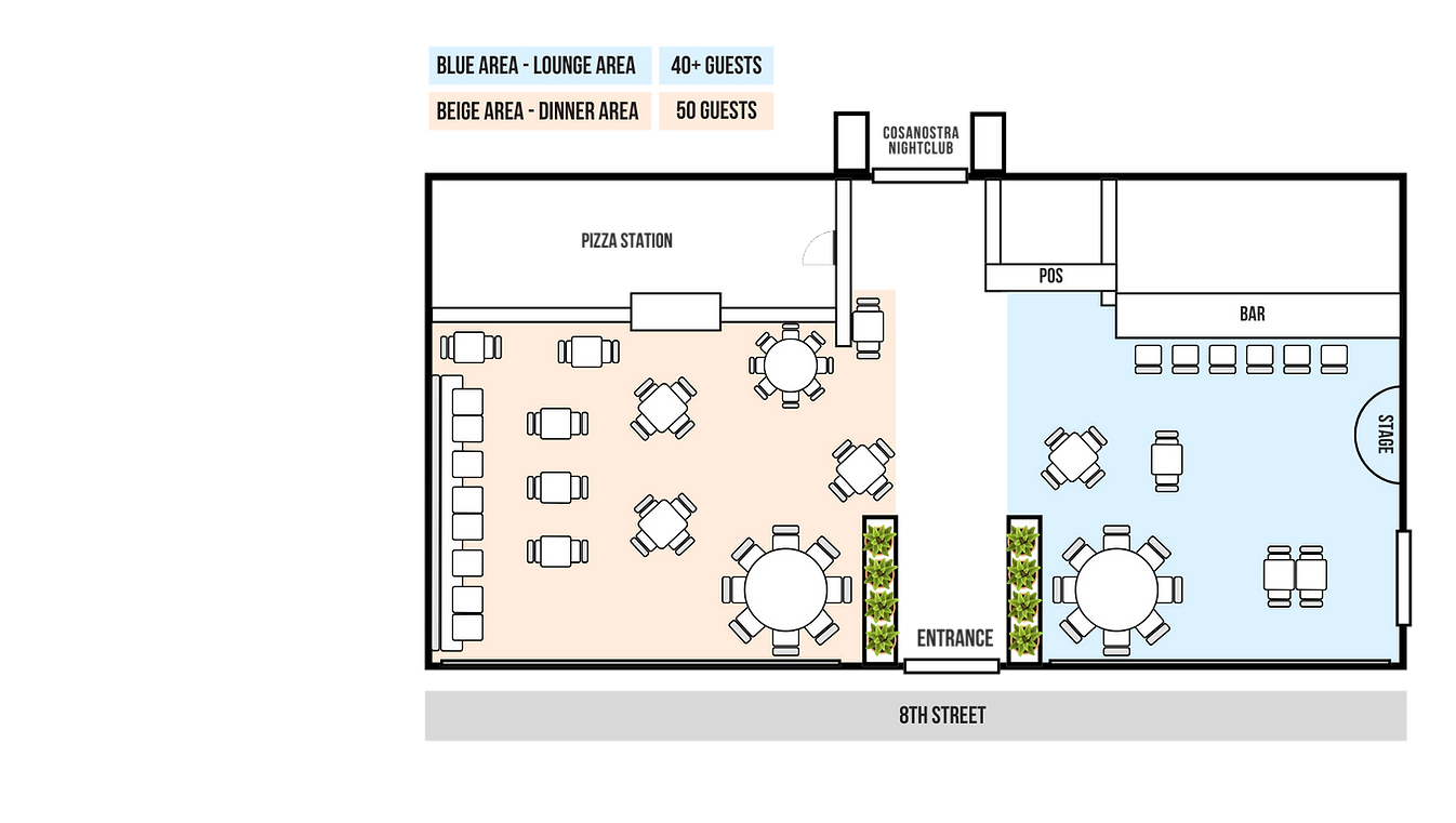 Ciao Havana Floorplan