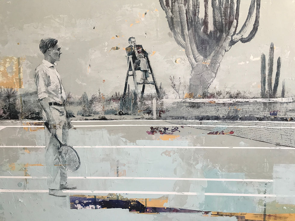 Thumbnail: Match Point - 48x48 in.
