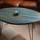 Thumbnail: Ocean Sunset Coastal Cottage Oval Shape Coffee Table with 16"Black Legs