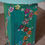 Thumbnail: Country Cottage Farmhouse Wooden Lamp Base Jade Greens + Hand Painted Flowers