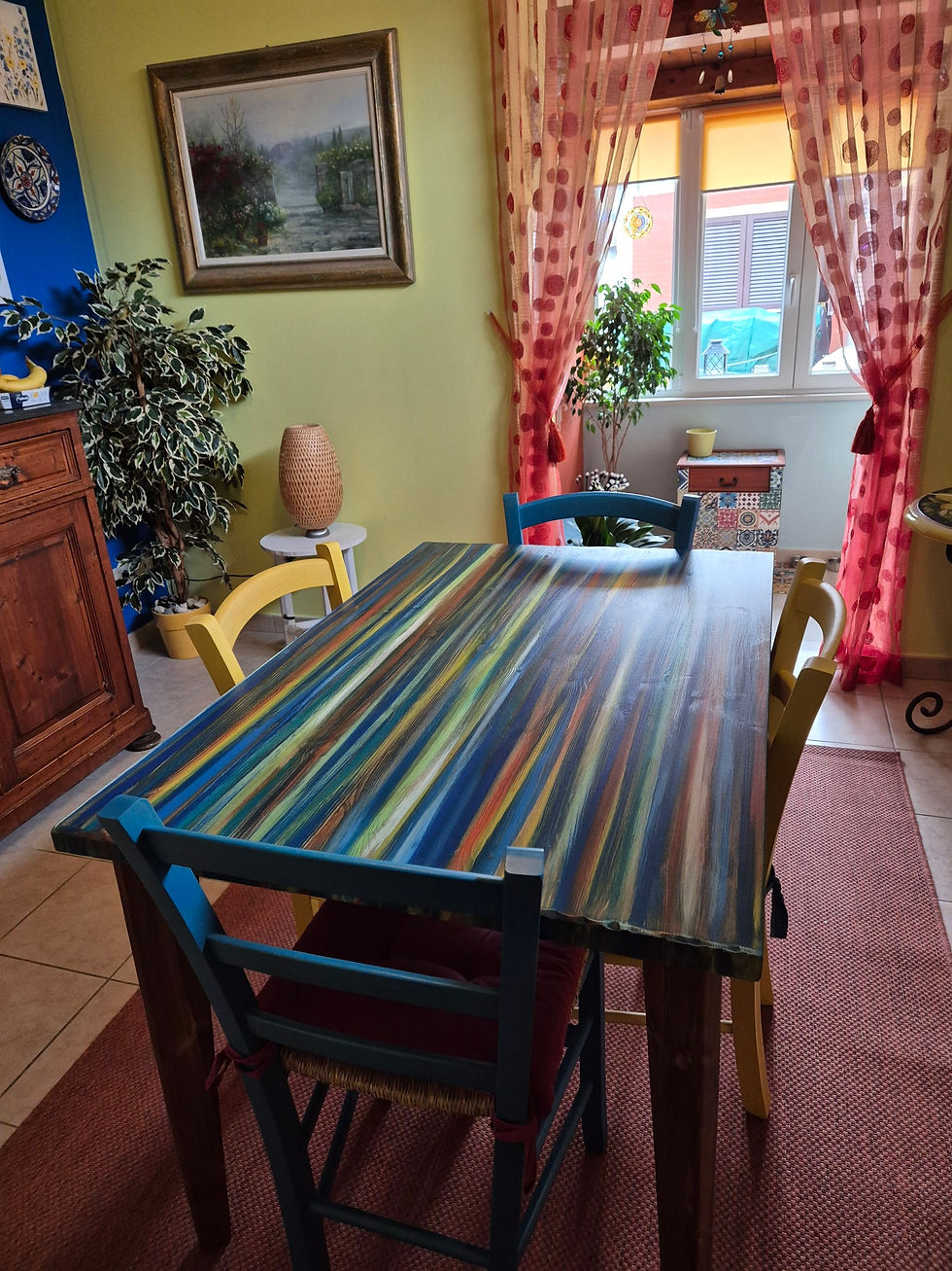 Thumbnail: Wood Coastal Cottage Dining Table Unique Old Boat Wood Style Finish