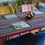 Thumbnail: Candy Stripe Coastal Cottage Dining Table 140 cm L x 80 cm W x 75