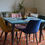 Thumbnail: Seabreeze Coastal Cottage Dining Table with Tapered Wood Legs