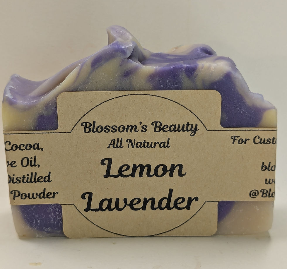 Blossom's Beauty All Natural Lemon Lavender Soap