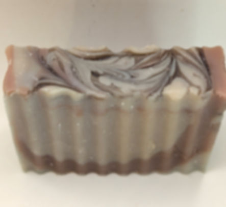 Handcrafted Almond scented marbled soap bar