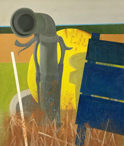 Öl u. Acryl auf Leinwand, 80 X 65 cm, 2.800 €