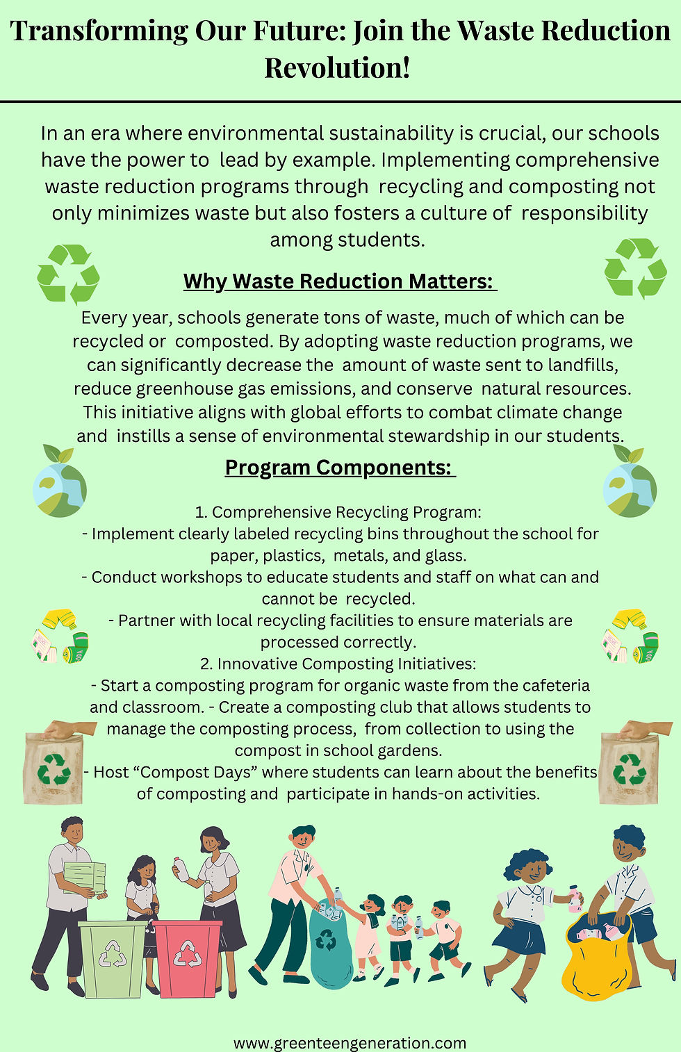 Transforming Our Future: Join the Waste ReductionRevolution!