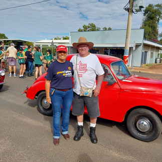 Brownie & Sue – Visiting from Bribie Island