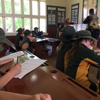 Students on Excursion in the One Treacher School Display